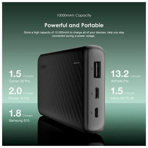 Oraimo Slice Link Mah W Fast Charge In Portable Power Bank