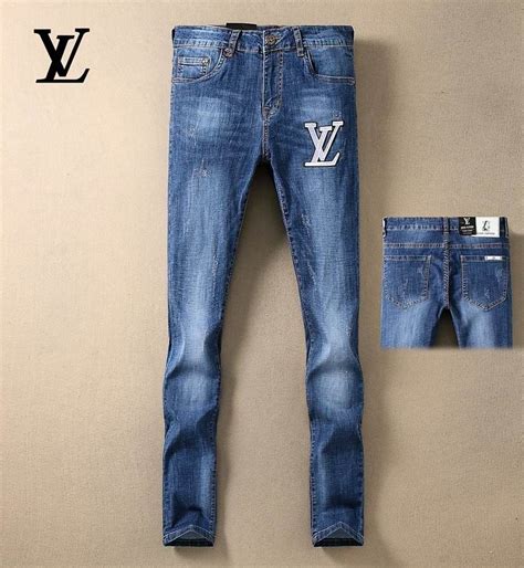 Louis Vuitton Long Jeans Men Lv1602j Mens Designer Jeans Louis