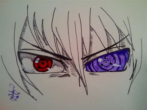 Sharingan Eye Drawing Drawing evolution of sharingan from the anime naruto