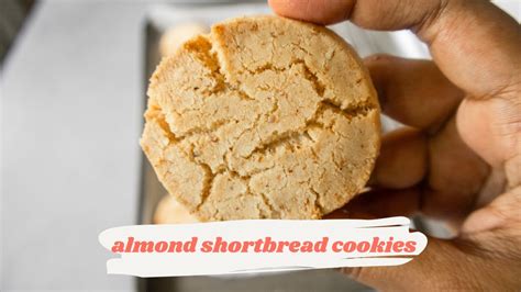 Delicious Almond Shortbread Cookies Recipe Easy Butter Cookies The Cupcake Confession Youtube