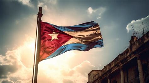 Premium AI Image | The colorful and symbolic Cuban flag