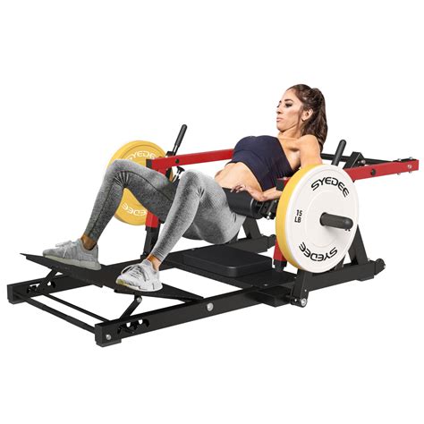 Syedee Glute Bridge Machine Heavy Duty Plate Loaded Hip Thrust Machine