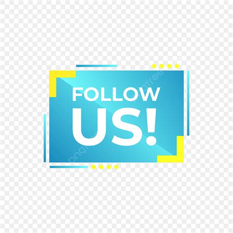 Follow Us Clipart Png Images Follow Us Label Social Media Template