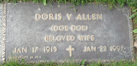 Doris Vashti Doe Doe Rakestraw Allen Find A Grave Reminne