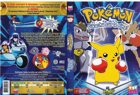 Jaquette Dvd De Pokemon Pikachu Sur Le Ring Cinéma Passion