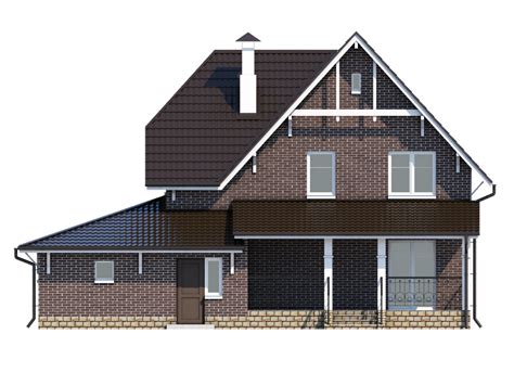 Проект дома из газобетона