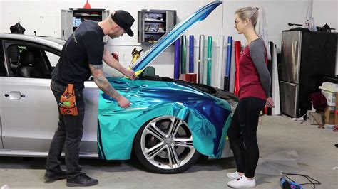 How-To Chrome Vinyl Wrap | With details and corners! - YouTube