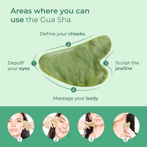 Plantifique Gua Sha Facial Tools Anti Aging Guasha Massage Tool For