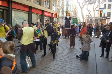 07 02 2015 Cercavila Amb La Resta D Escoles De La Ciutat Que Tenen