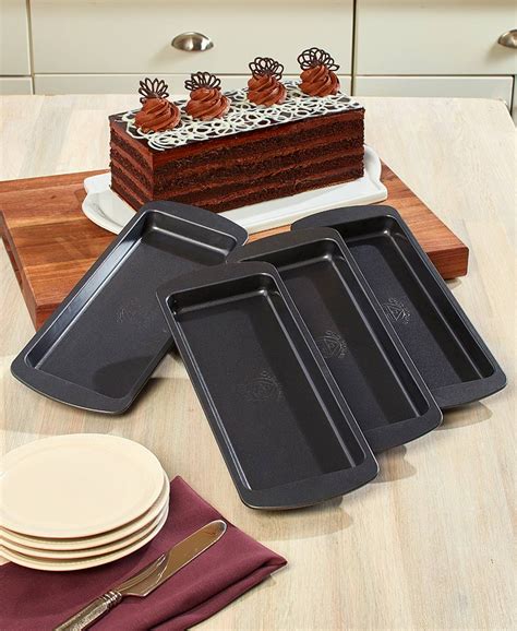 4 Pc Layer Cake Pan Set Cake Pan Set Cake Pans Layer Cake