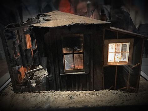 Burned Cabin Nutshell Studies Dollhouse Crime Scene Circ Flickr