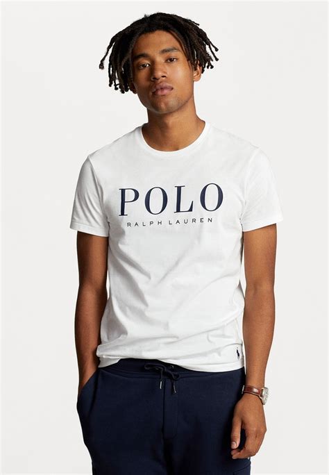 Polo Ralph Lauren Short Sleeve Triko S Potiskem White Bílá Zalando Cz