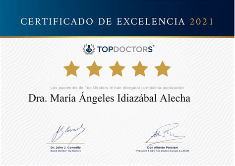 Excelencia Top Doctors 2021 Instituto Neurocognitivo Incia