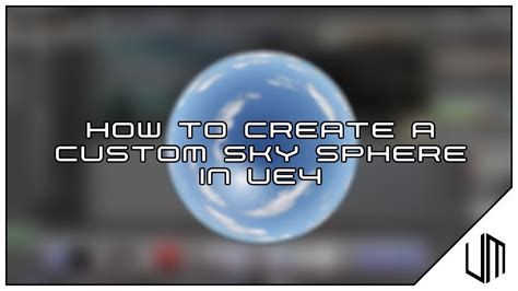 How To CREATE A SKYSPHERE SKYBOX In UE4 And BLENDER YouTube