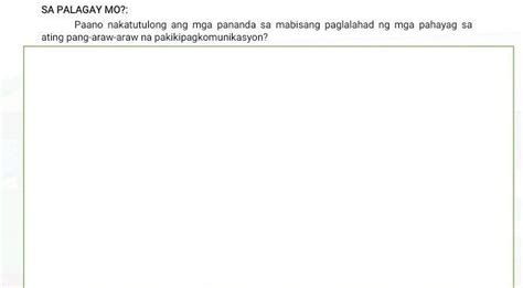 Paano Nakatutulong Ang Mga Pananda Sa Mabisang Paglalahad Ng Mga