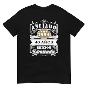 Camiseta Cumpleaños 40 1984 40th Birthday Cuarenta Anos Original