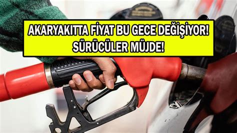 Akaryakıtta son dakika müjdesi Motorine bu gece 71 kuruş indirim