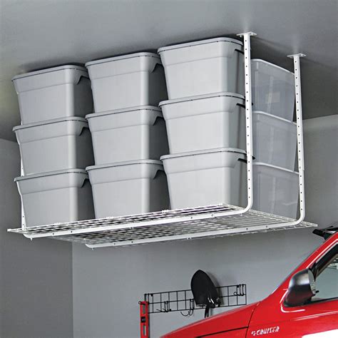 Overhead Hanging Garage Roof Ceiling Storage Rack– Zincera