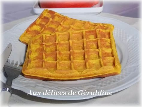 Aux D Lices De G Raldine Gaufres Sal Es Au Potiron Et Fromage Frais