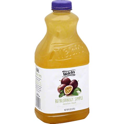 Welchs Refreshingly Simple Passion Fruit Flavored Juice Beverage