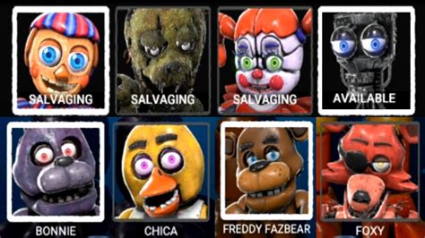 All Fnaf Ar Characters