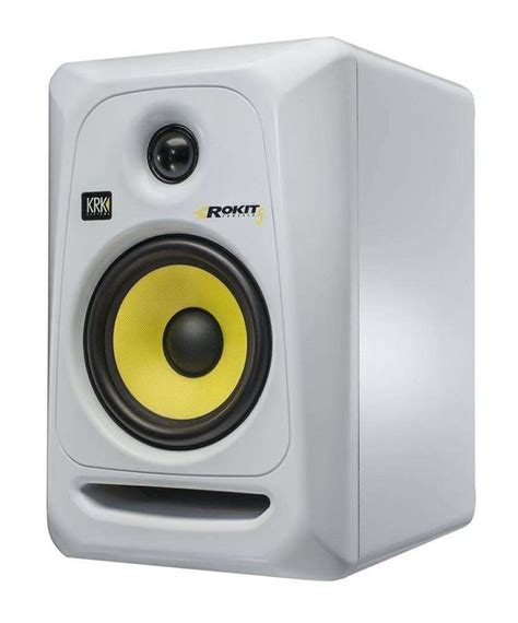 Krk Rokit Inch Powered G Monitor White Long Mcquade