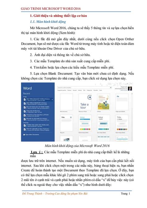 Gi O Tr Nh Microsoft Word Pdf