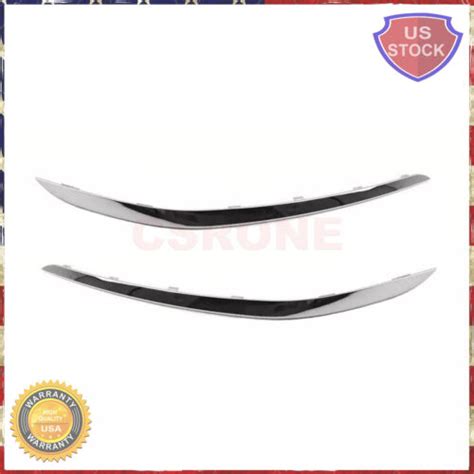 X Front Bumper Chrome Molding Trim Lh Rh Fits Bmw G Series Base