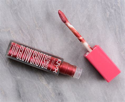 Nyx Clementine Fine Raspberry Rave Plum Player Glow Shots Liquid