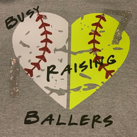 Split Half Baseball Softball Heart Svg Grunge Baseball Ball Svg