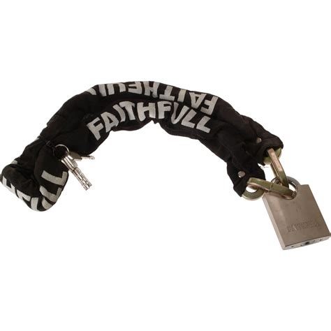 Faithfull Heavy Duty Chain and Padlock | Security Chains With Padlocks