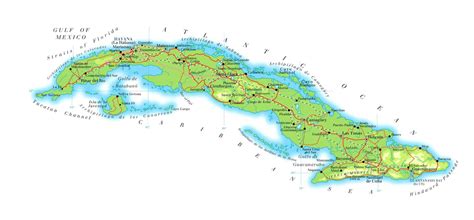 Cuba Provinces Map