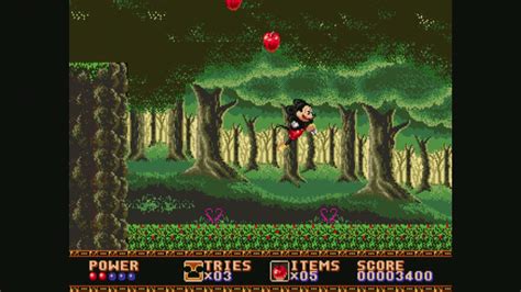 Castle Of Illusion Starring Mickey Mouse Level Gameplay