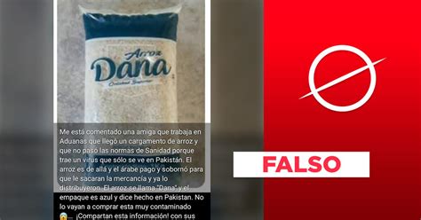 Es Falso El Viral Sobre Supuesto Cargamento De Arroz Dana Contaminado