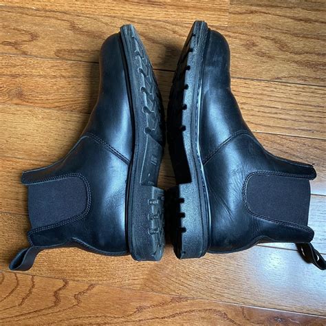 Red Wing Worx Black Steel Toed Chelsea Boots Size Depop