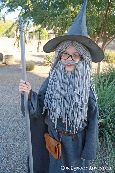 Diy Gandalf Costume Tutorial Our Kerrazy Adventure