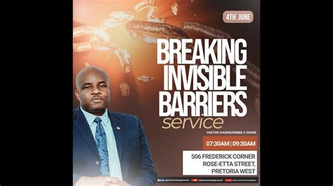 Covenant Day Of Breaking Invisible Barriers Service 04 06 2023 Youtube