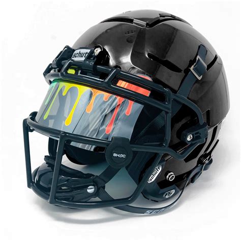 SHOC 1.0 Drip Football Visor – The Helmet Giant