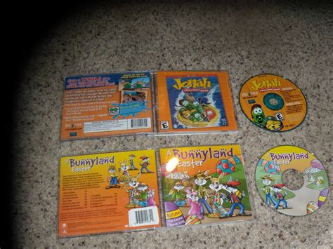 Jonah A Veggie Tales Game And A Bunnyland Easter Near Mint Pc Programs Ebay