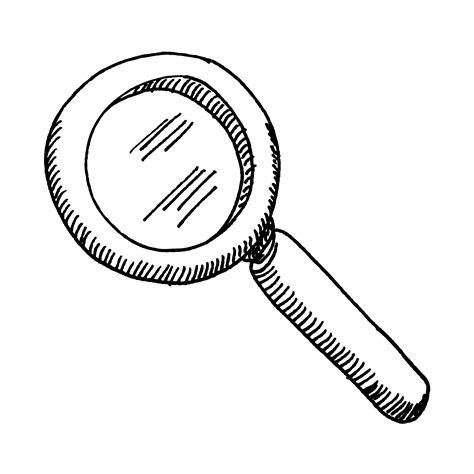 Magnifying Glass Drawing At Explore Collection Of Magnifying Glass Drawing