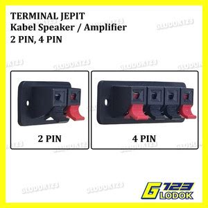 Jual Terminal Speaker Jepit Pin Kabel Power Supply Soket Per