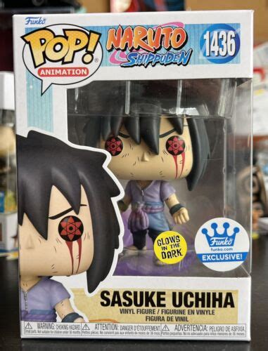 Funko Pop Animation SASUKE UCHIHA 1436 Naruto GITD Funko Shop