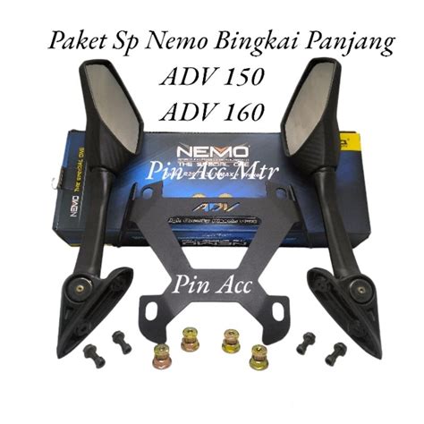 Jual PAKET SPION WINGLET BREKET SERFO SET BAUT ANTI CEBOL PNP MOTOR