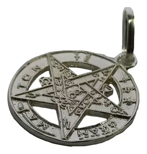 Dije Pentagrama Tetragramaton En Plata De Ley Cuotas Sin Inter S