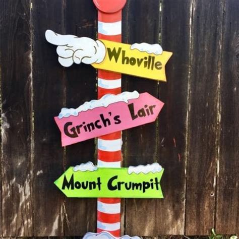 Grinch Yard Art Etsy