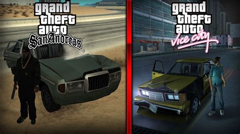 Gta San Andreas Vs Gta Vice City Test De Choques Crash Tests YouTube