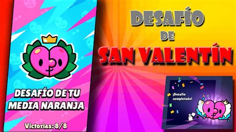 GANO con RANDOMS desafío de SAN VALENTÍN Brawl Stars YouTube