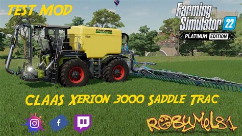 Claas Xerion 3000 Saddle Trac Test Mod Console Pc Farming Simulator