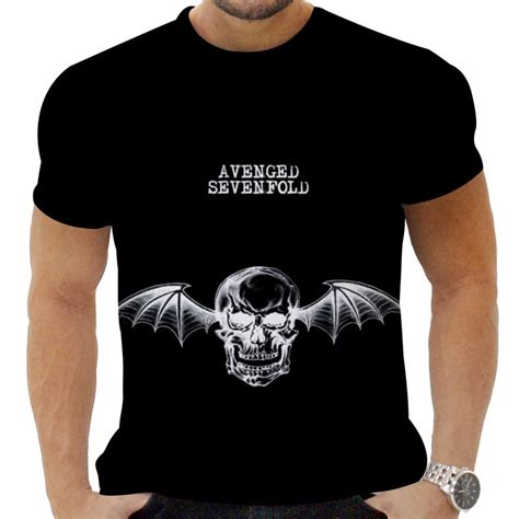 Camiseta Camisa Avenged Sevenfold Rock Envio Hoje X D Shopee Brasil