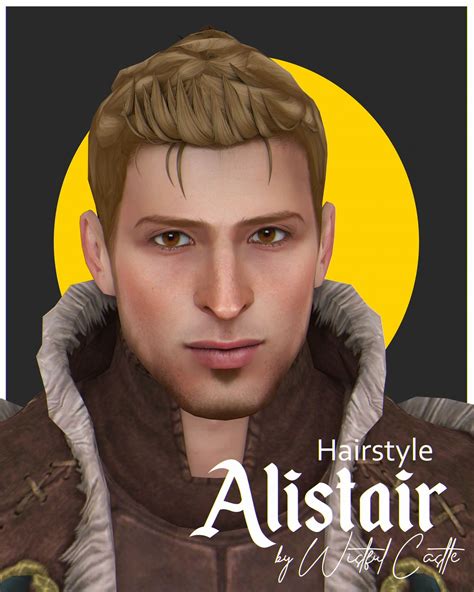 Alistair Male Hair Wistful Castle Mens Hairstyles Sims Sims 4